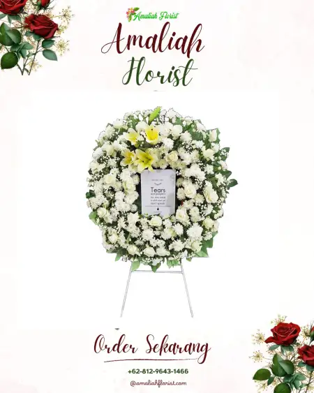 Krans Bunga Duka Wedding Hall Depok