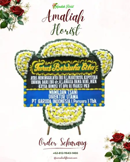 Papan Bunga Duka Wedding Hall Depok